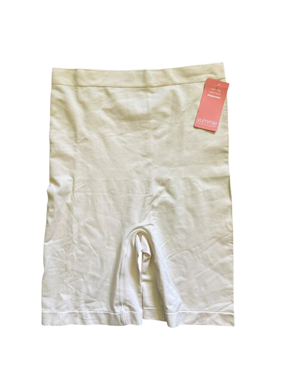 Yummie By Heather Thomson Beige High Waisted Shapewear Shorts Large